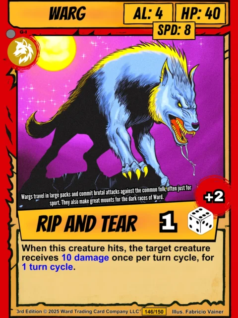 Alternative view of Warg Gallery Archival Print from Ward TCG