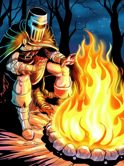 Alternative view of Warming Glow Art Canvas Print from Ward TCG