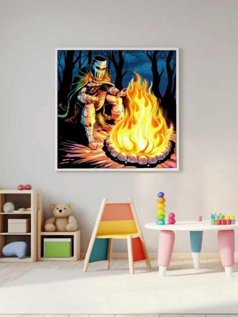 Warming Glow Art Canvas Print from Ward TCG