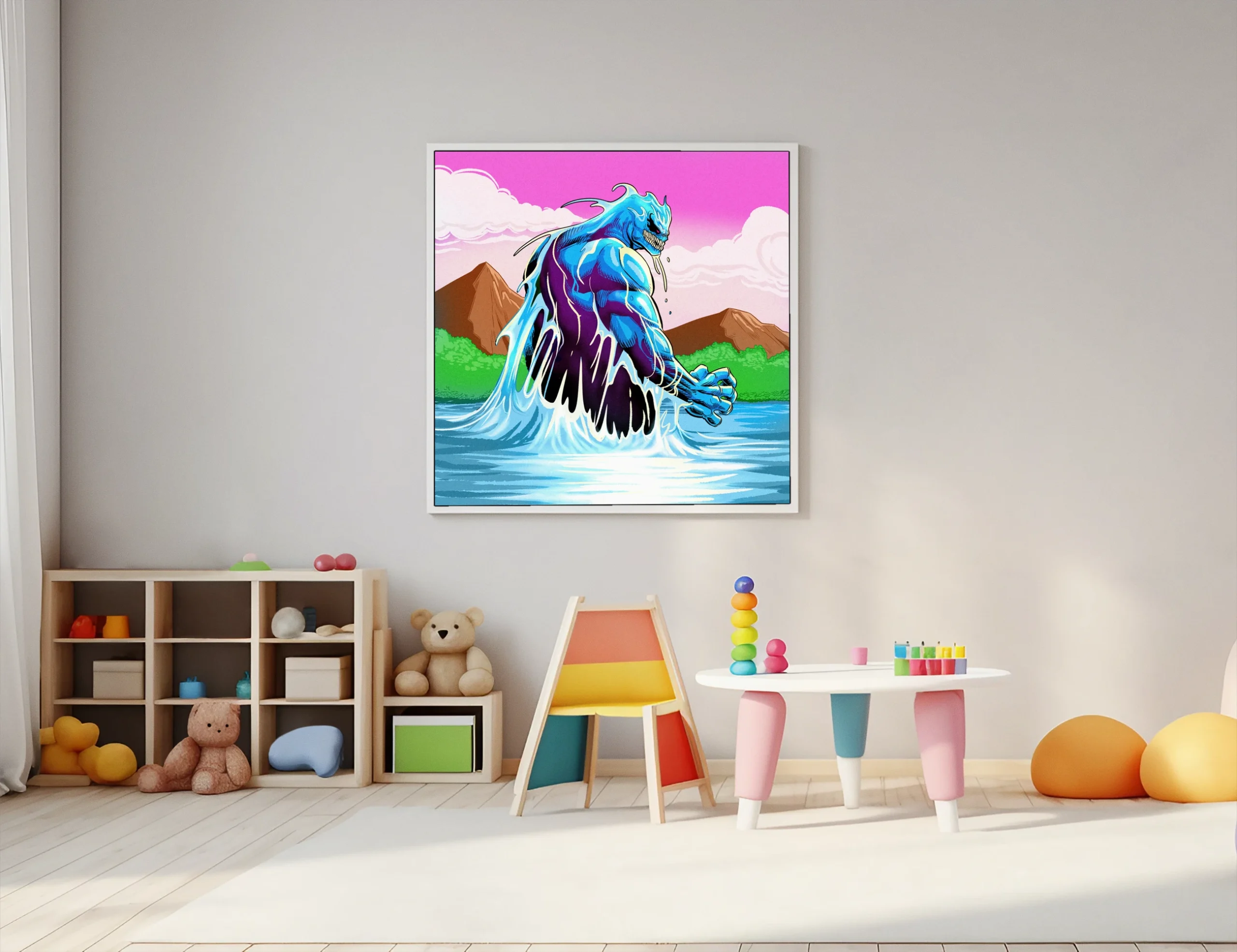 Water Elemental Art Gallery Canvas Print from Ward TCG - Image 4