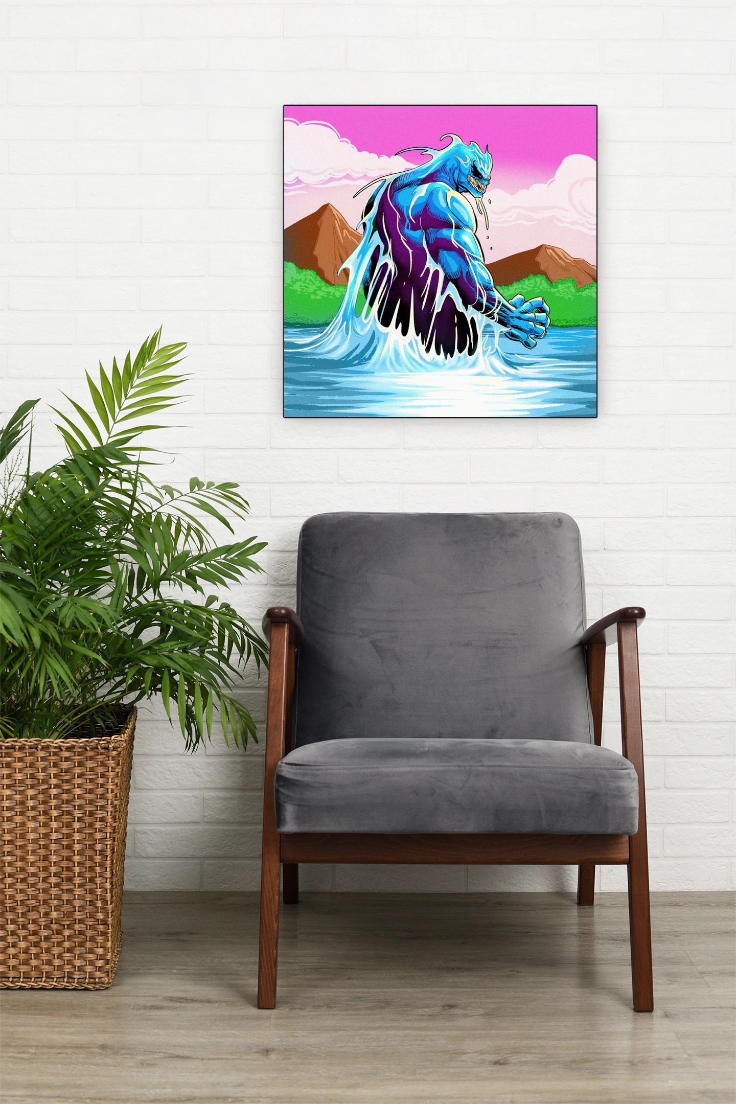 Water Elemental Art Gallery Canvas Print from Ward TCG