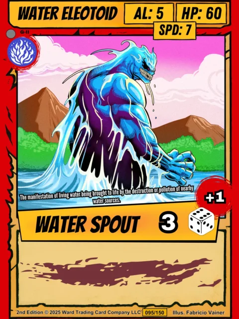 Alternative view of Water Eleotoid Canvas Print from Ward TCG