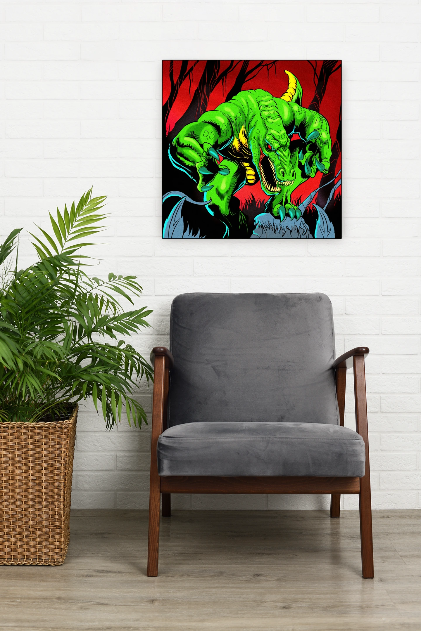 Werecroc Art Fantasy Wall Art from Ward TCG - Image 5