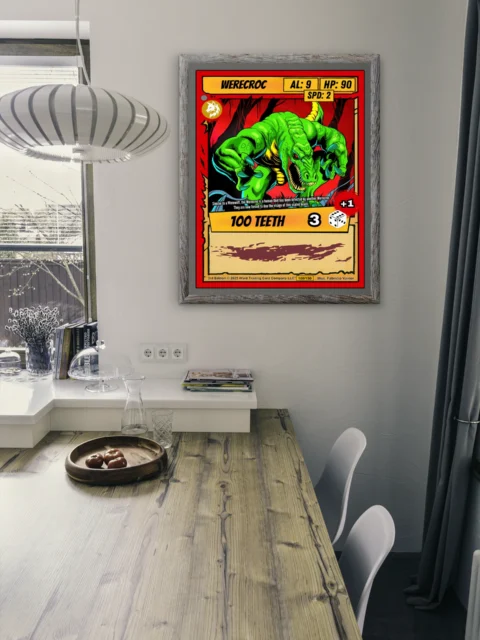 Werecroc Gallery Canvas Print from Ward TCG