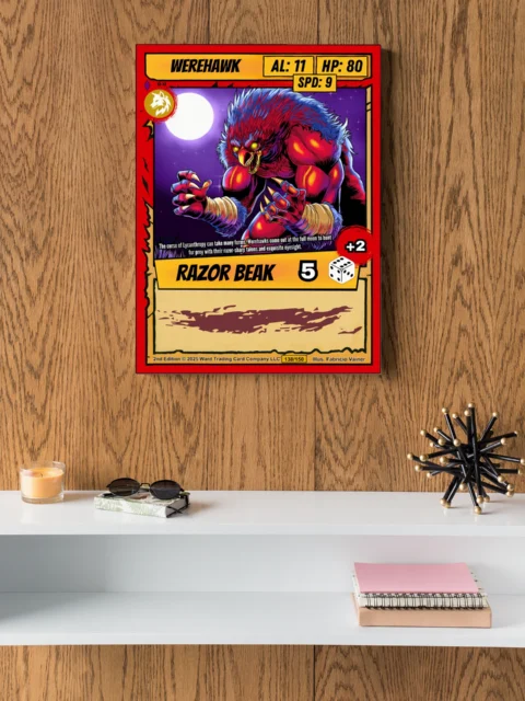 Werehawk Gallery Canvas Print from Ward TCG