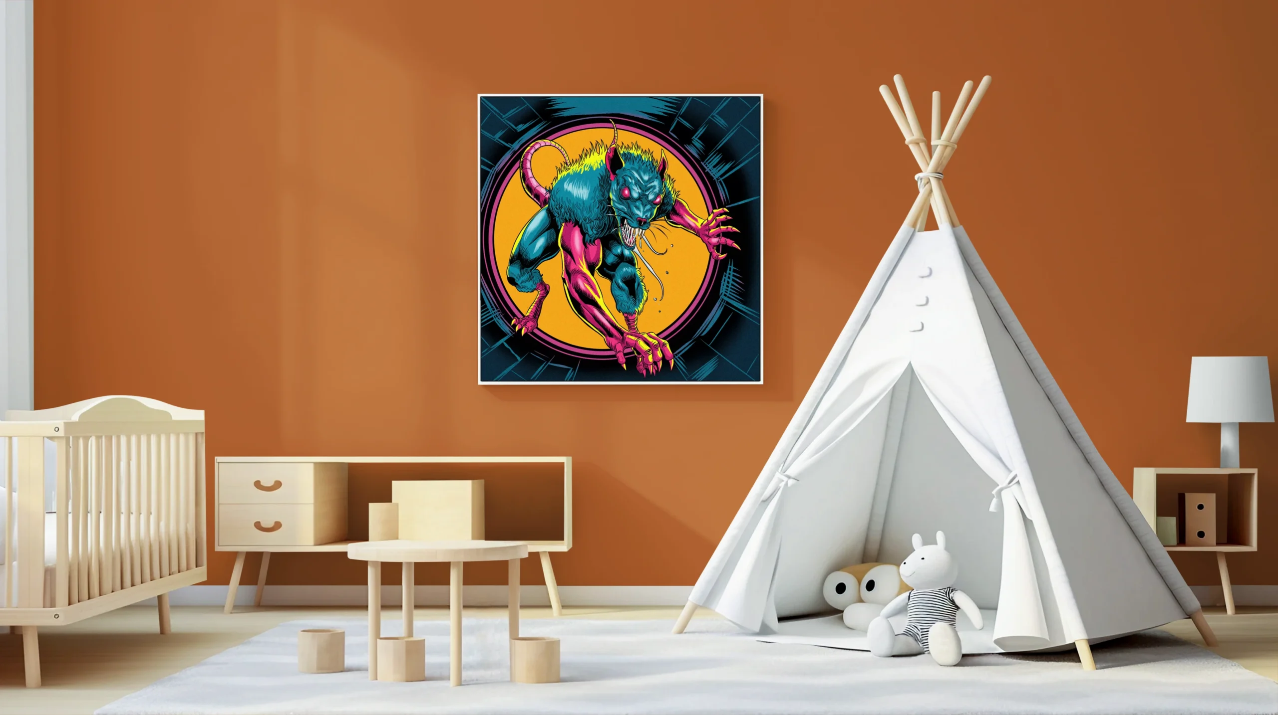 Wererat 1 Art Fantasy Canvas Artwork from Ward TCG - Image 3