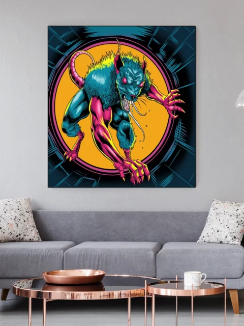 Wererat 1 Art Fantasy Canvas Artwork from Ward TCG