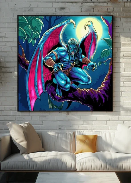 Wild Vampire Art Fine Art Canvas from Ward TCG