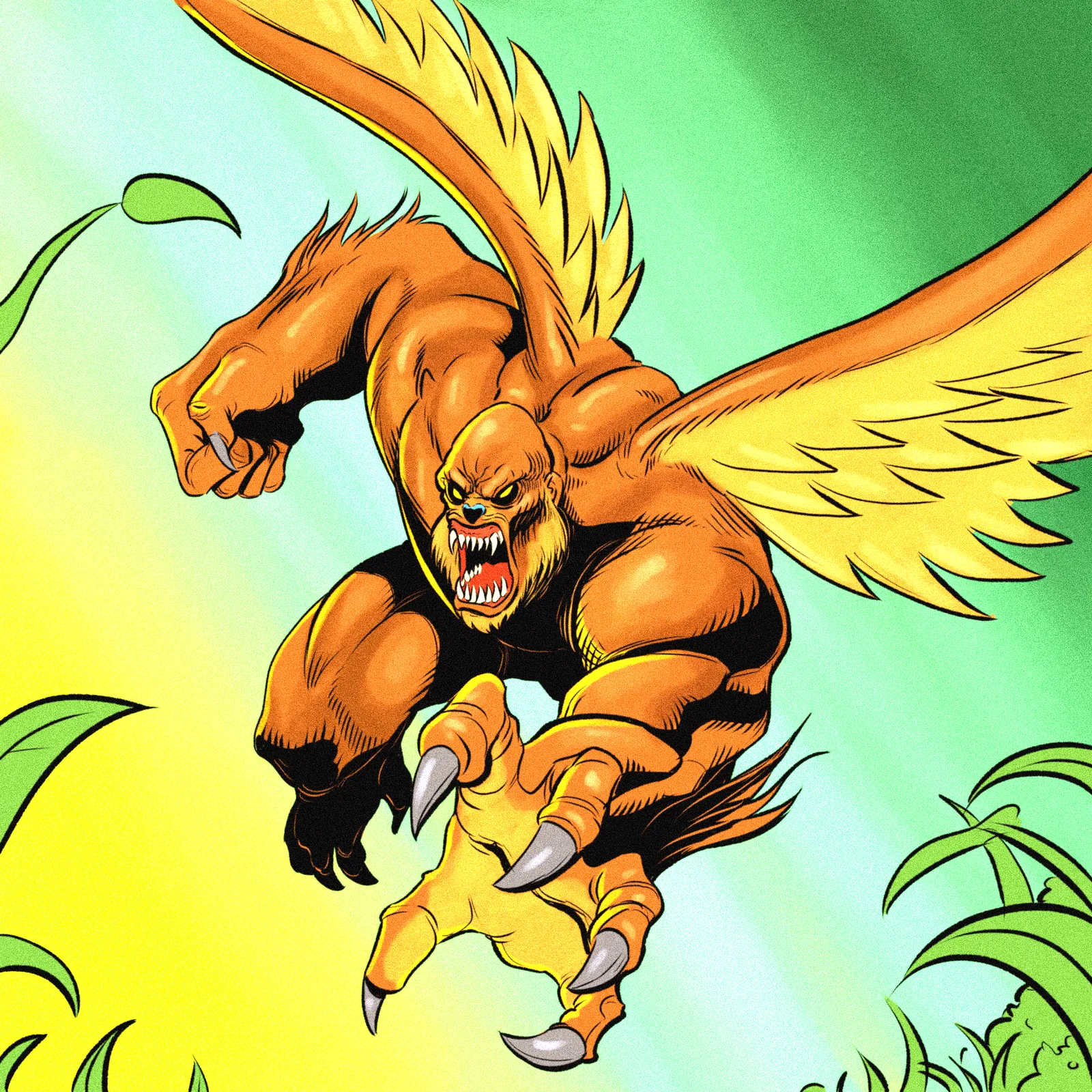 Wings Of The Beast Art Fantasy Art Print from Ward TCG - Image 2