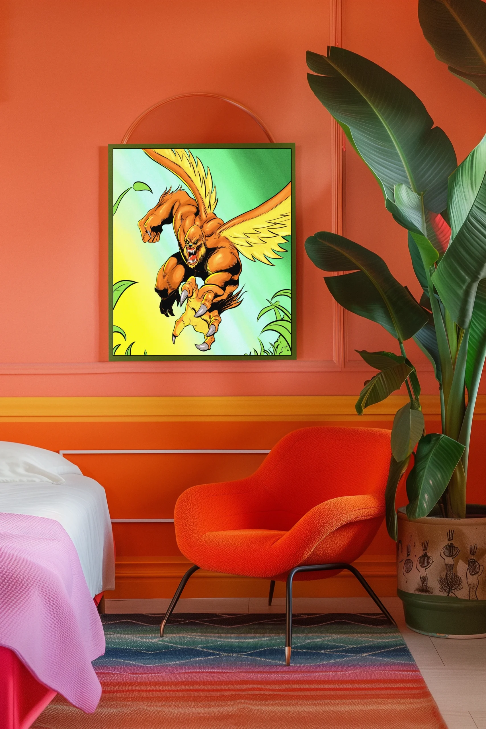 Wings Of The Beast Art Fantasy Art Print from Ward TCG - Image 4