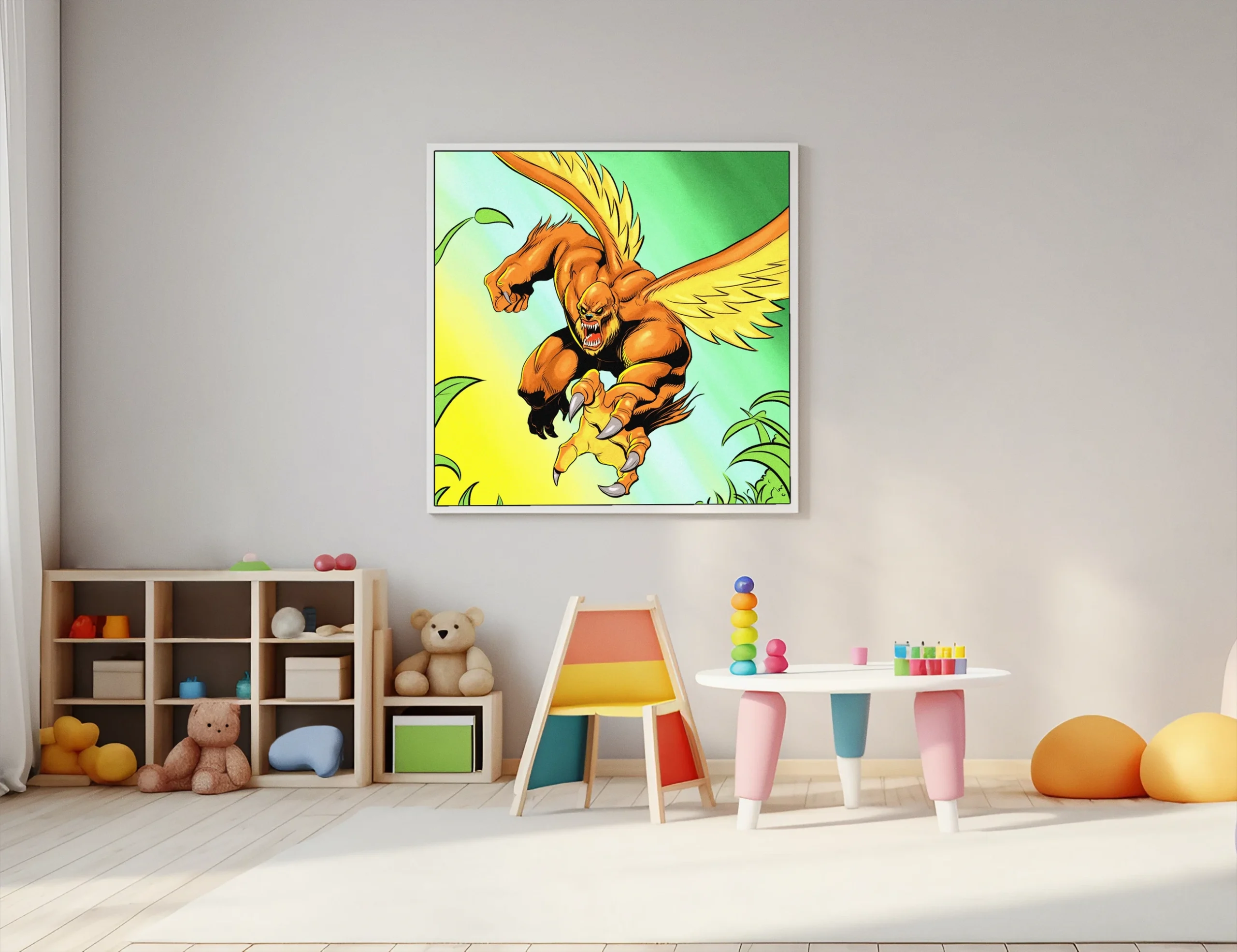 Wings Of The Beast Art Fantasy Art Print from Ward TCG