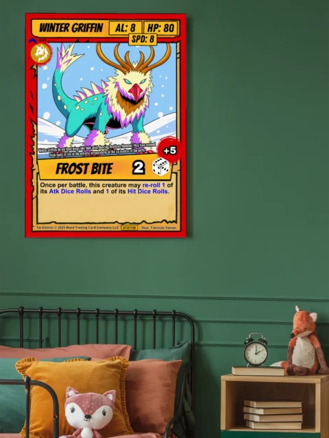 Winter Griffin Fine Art Canvas from Ward TCG