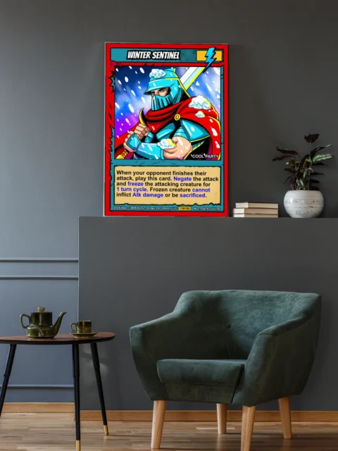 Winter Sentinel Fine Art Canvas from Ward TCG