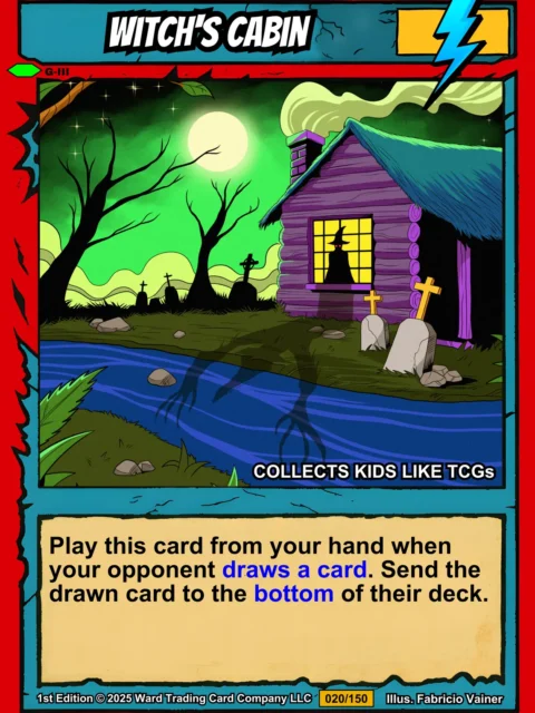 Alternative view of Witch S Cabin Fantasy Wall Art from Ward TCG