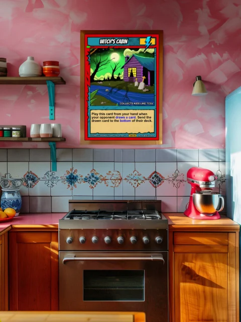 Witch S Cabin Fantasy Wall Art from Ward TCG