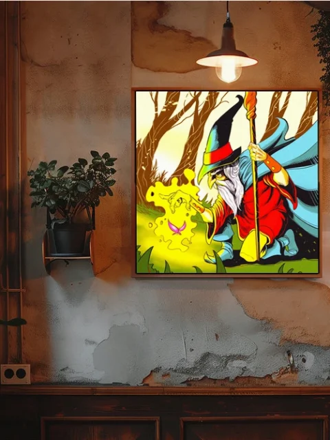 Wizard Art Canvas Print from Ward TCG