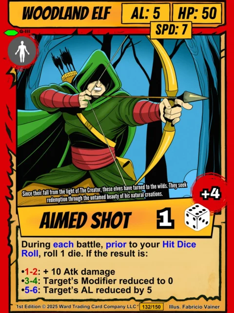 Alternative view of Woodland Elf Canvas Wall Art from Ward TCG