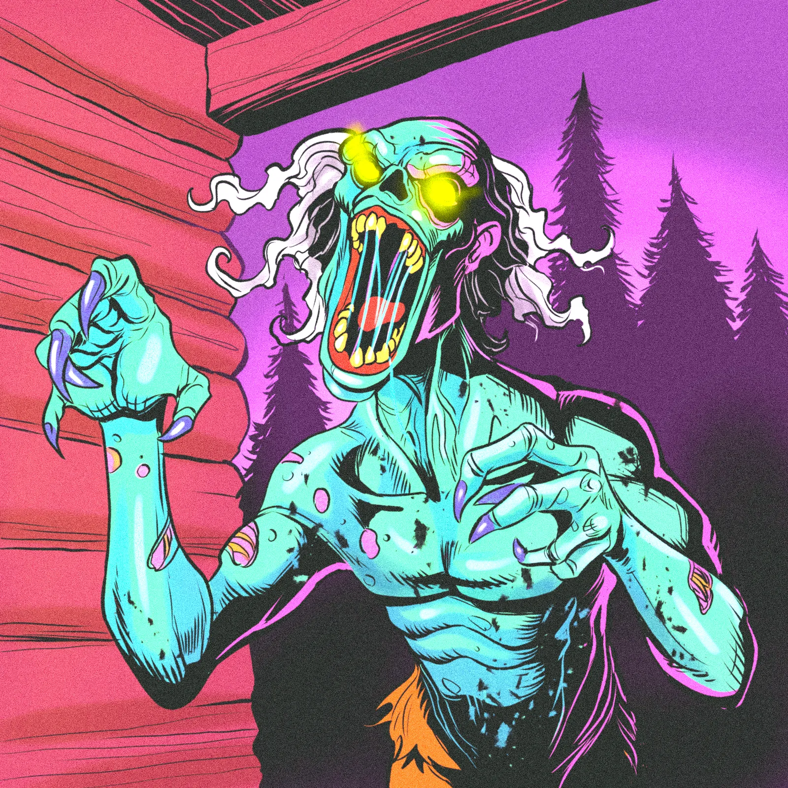 Zombified Art Fantasy Canvas Print from Ward TCG - Image 2