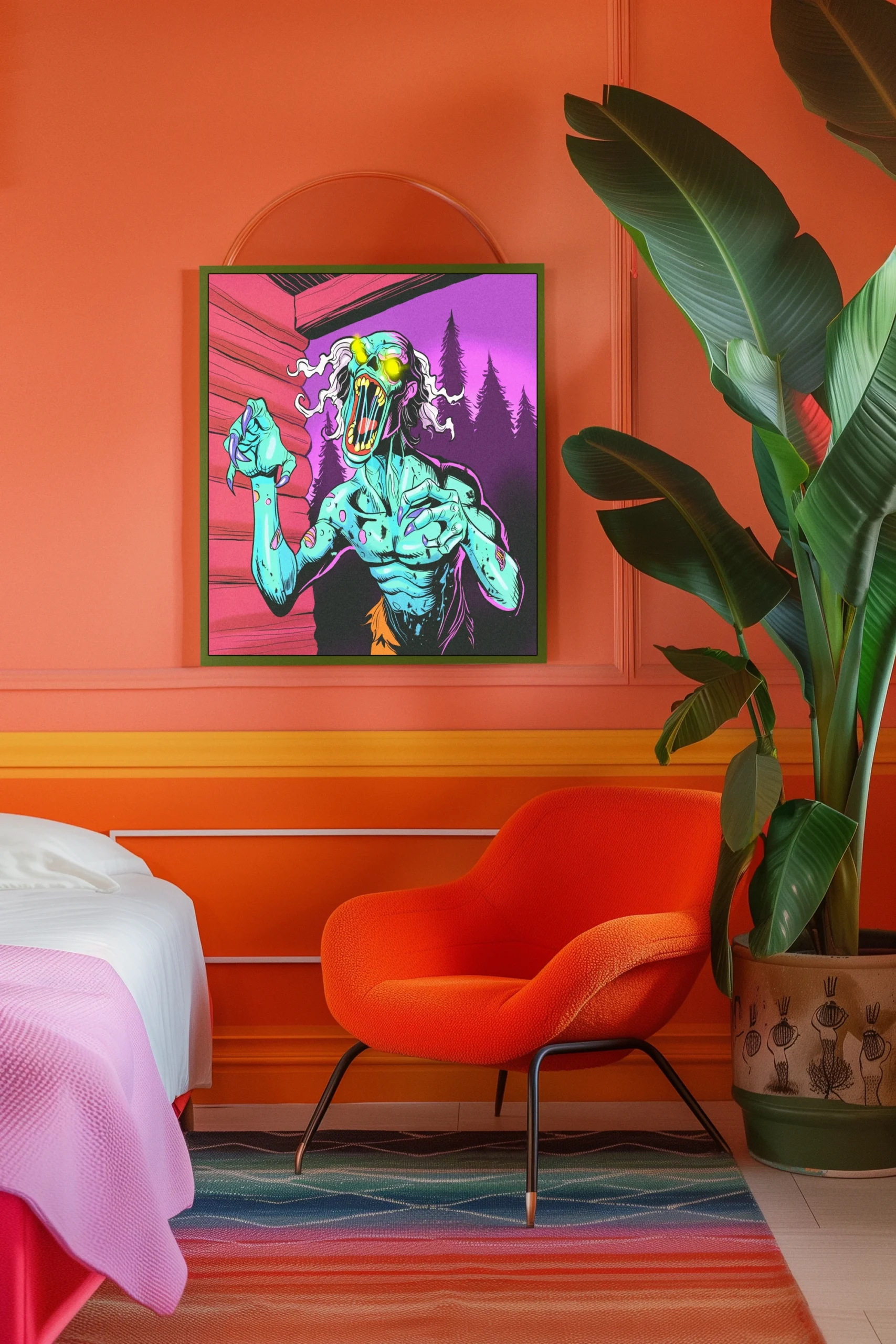 Zombified Art Fantasy Canvas Print from Ward TCG - Image 5