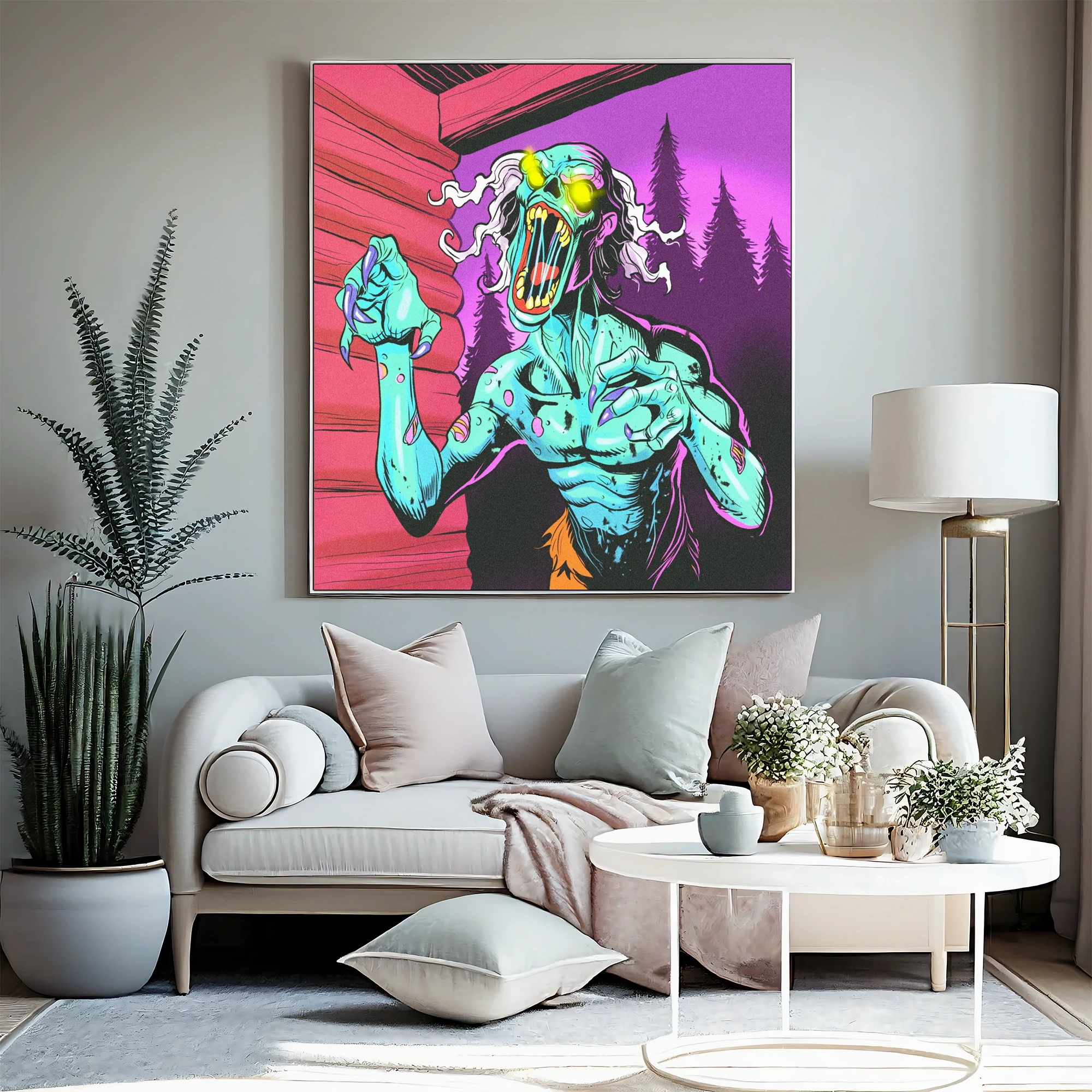Zombified Art Fantasy Canvas Print from Ward TCG - Image 3