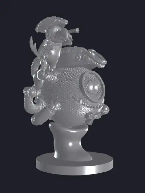 Alternative view of Roger The Pirate — Orpheric Miniature | Legends of Calindria