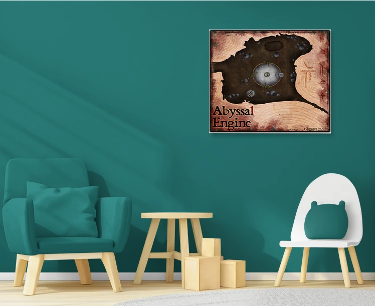 Abyssal Engine Fantasy Art Print from Elven Tower Cartography - Image 5