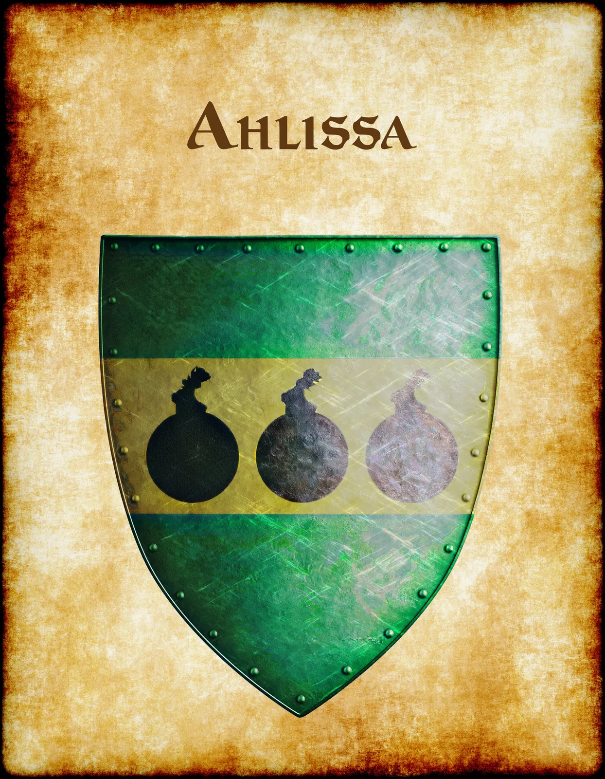 Ahlissa Old Fantasy Canvas Print from Anna Meyer - Image 2