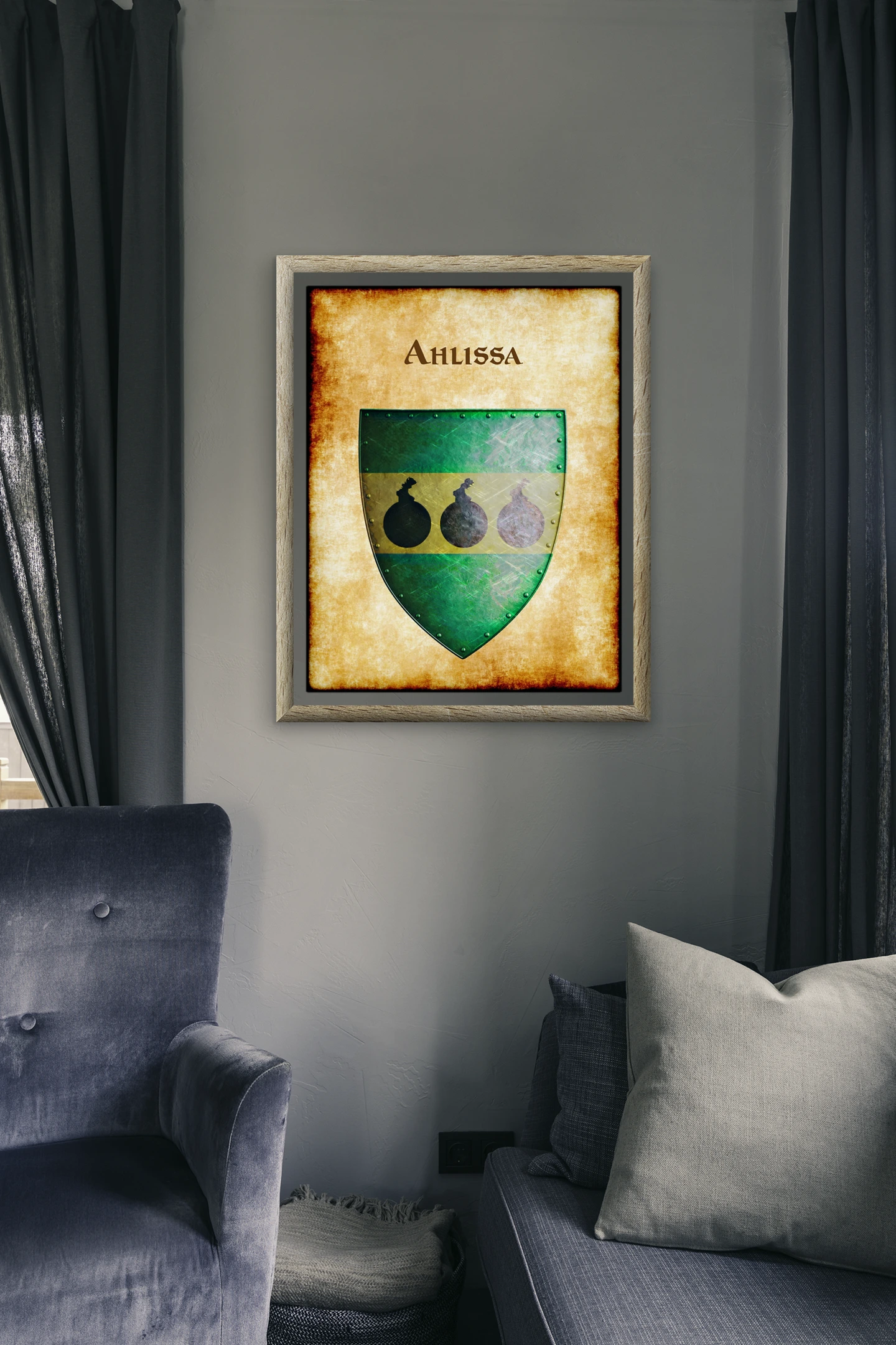 Ahlissa Old Fantasy Canvas Print from Anna Meyer - Image 5