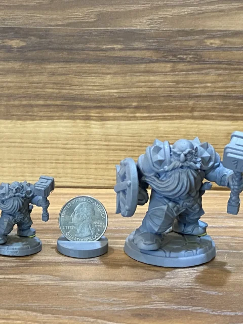 Alternative view of Ankral Tortek — Clan Oakentap Dwarf Miniature
