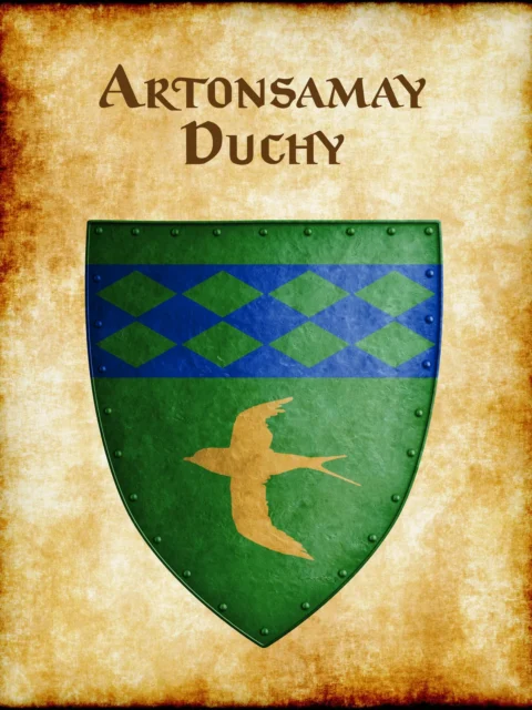 Alternative view of Artonsamay Duchy Fantasy Canvas Print from Anna Meyer
