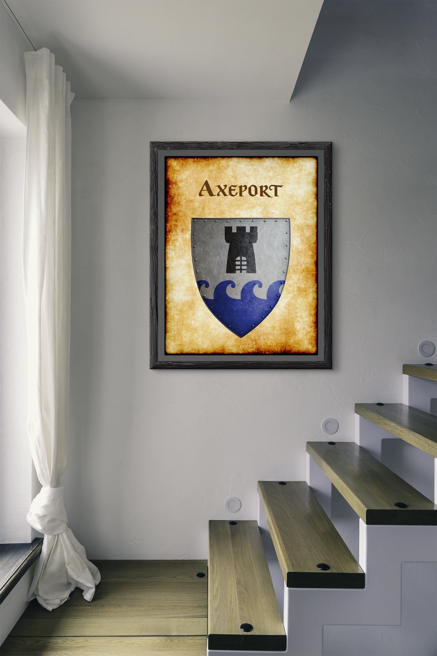 Axeport Fantasy Canvas Print from Anna Meyer - Image 3