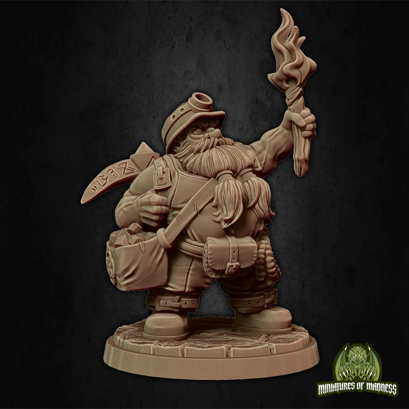 Baldur The Adventurer — Clan Oakentap Dwarf Miniature - Image 4