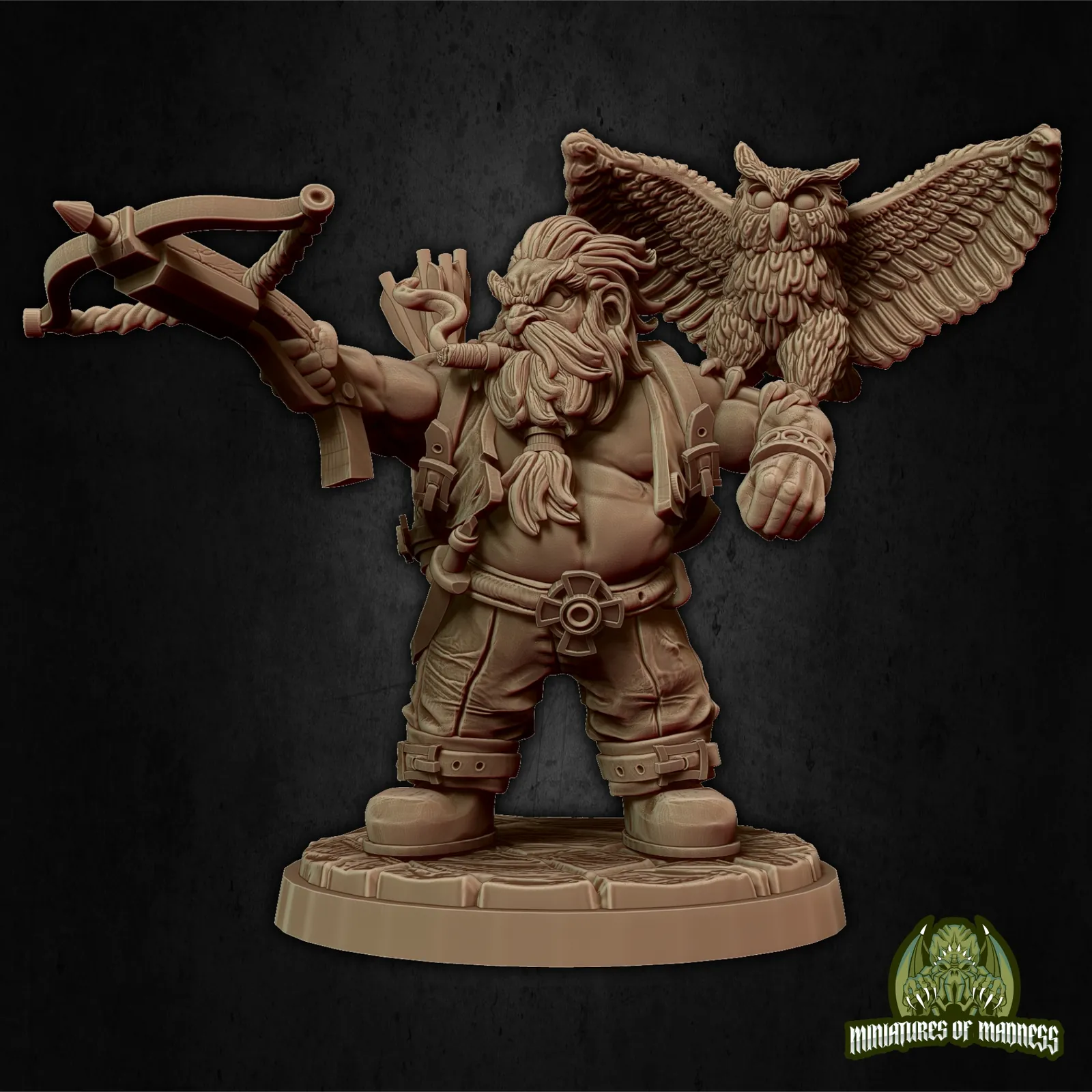 Big Holin Longlook — Clan Oakentap Dwarf Miniature - Image 2