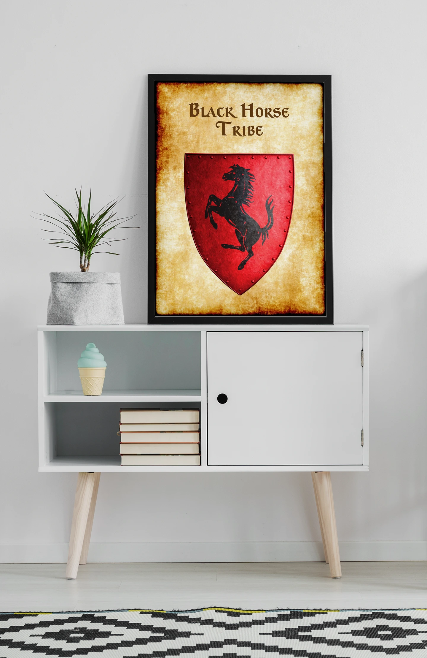 Black Horse Tribe Gallery Archival Print from Anna Meyer