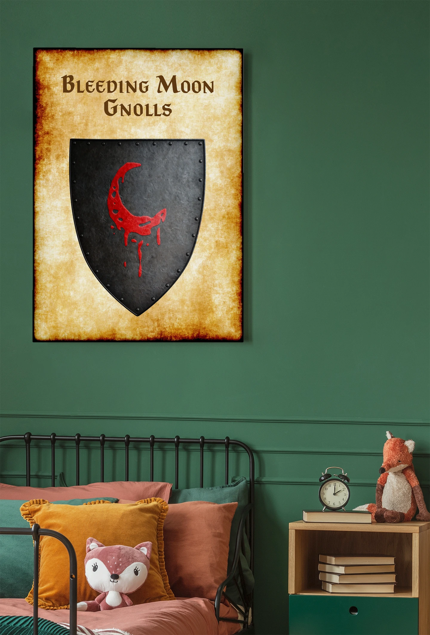 Bleeding Moon Gnolls Fantasy Canvas Print from Anna Meyer - Image 5