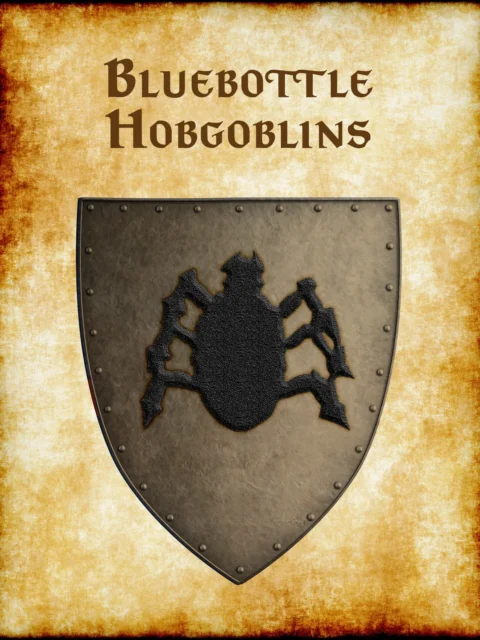 Alternative view of Bluebottle Hobgoblins Fantasy Art Print from Anna Meyer