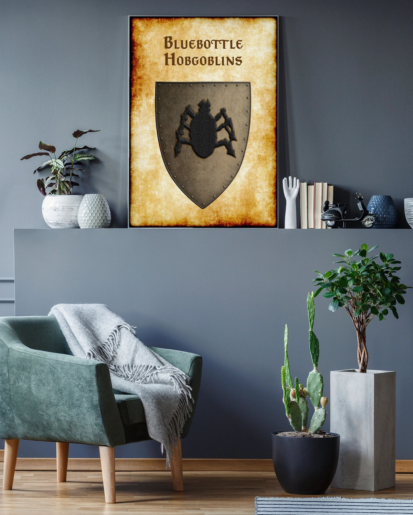 Bluebottle Hobgoblins Fine Art Canvas from Anna Meyer