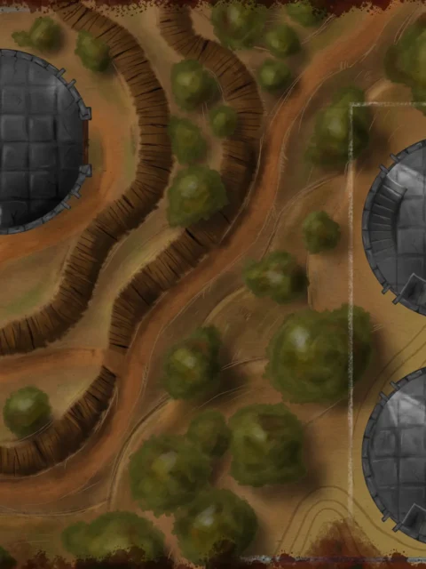 Alternative view of Border Tower Gallery Canvas Print from Elven Tower Cartography