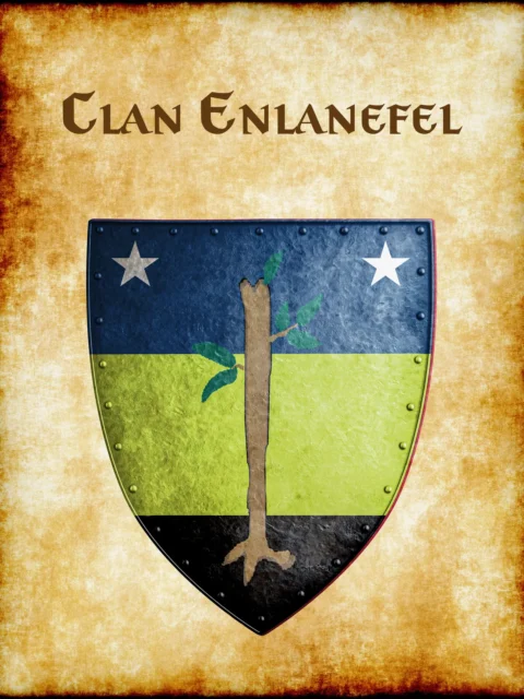 Alternative view of Clan Enlanefel Canvas Art Print from Anna Meyer