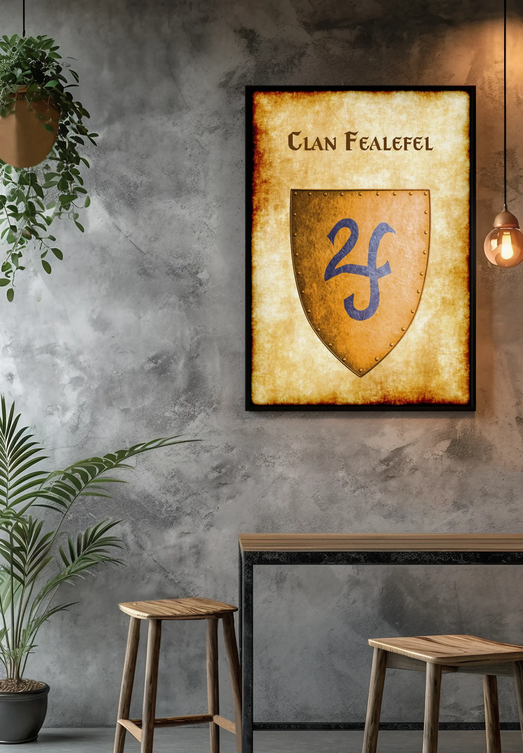 Clan Fealefel Fine Art Canvas from Anna Meyer - Image 3