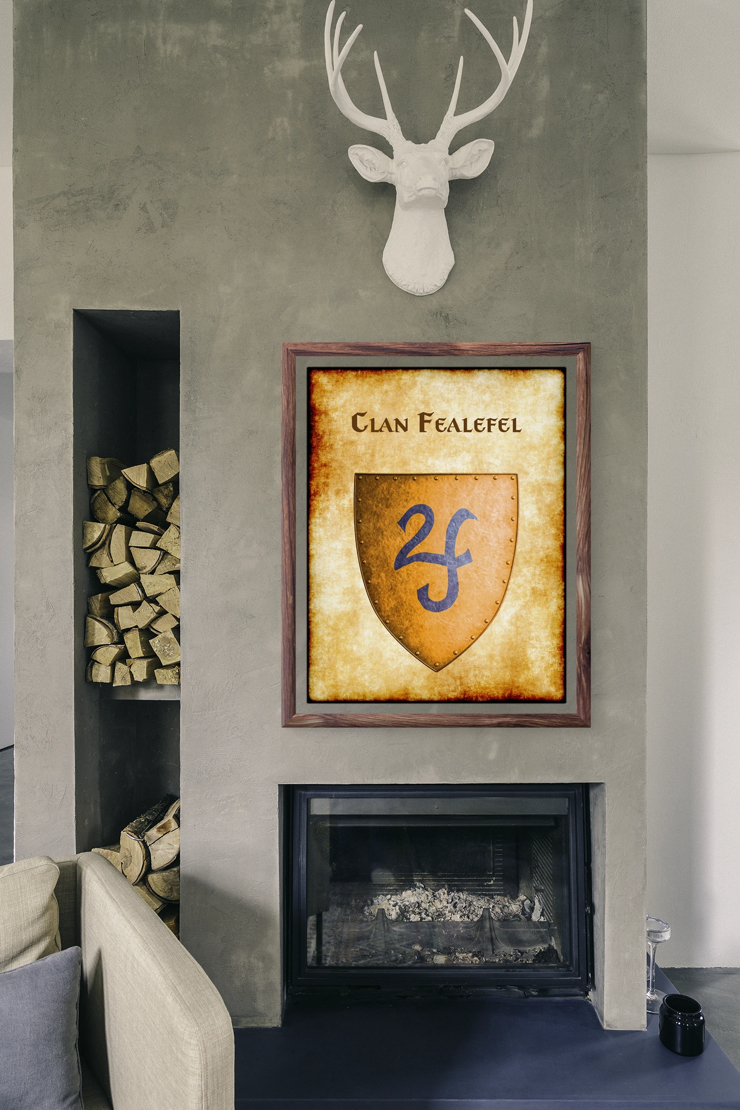 Clan Fealefel Fine Art Canvas from Anna Meyer - Image 4