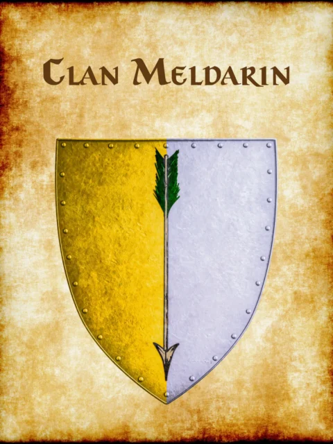Alternative view of Clan Meldarin Canvas Wall Art from Anna Meyer