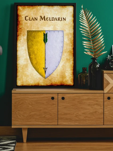 Clan Meldarin Canvas Wall Art from Anna Meyer