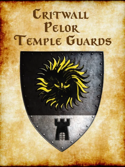 Alternative view of Critwall Pelor Temple Guards Fine Art Canvas from Anna Meyer