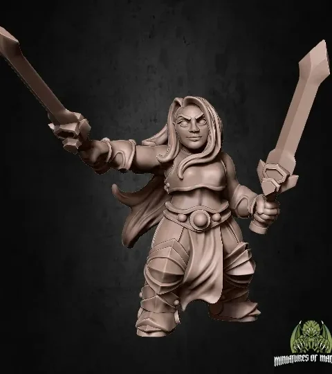 Alternative view of Dain Harlakul — Clan Oakentap Dwarf Miniature