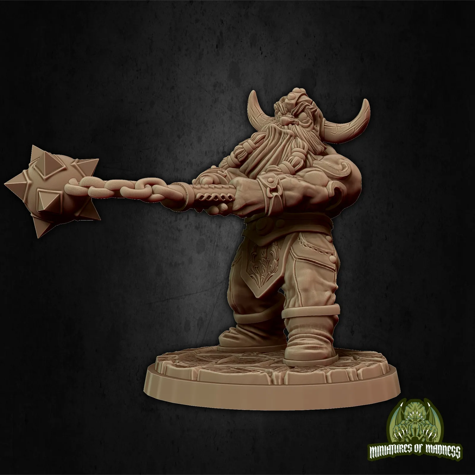 Doli The Smasher — Clan Oakentap Dwarf Miniature - Image 3