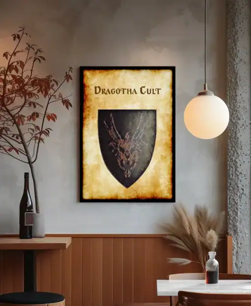 Dragotha Cult Heraldry - Anna Meyer Greyhawk Canvas Art