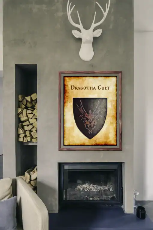 Dragotha Cult Heraldry - Anna Meyer Greyhawk Canvas Art