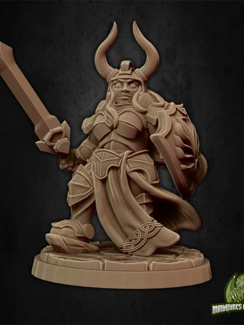 Dwana The Queen — Clan Oakentap Dwarf Miniature