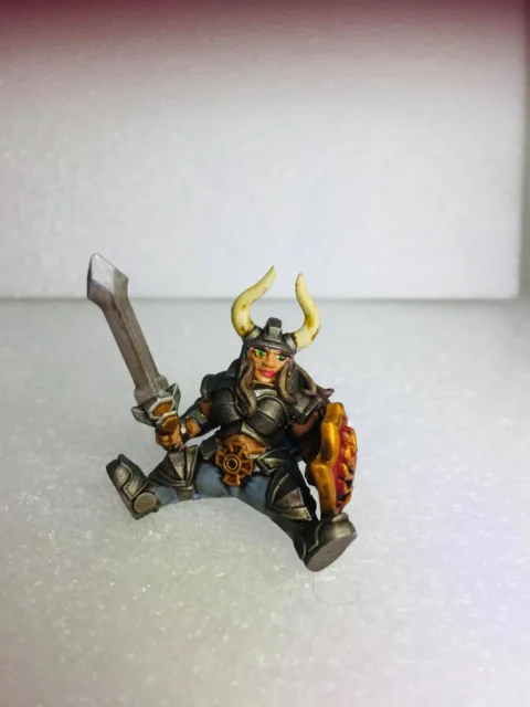 Dwana The Queen Bear Rider — Clan Oakentap Dwarf Miniature